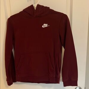 Nike Kids Maroon Hoodie